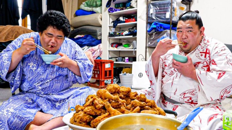 Mountain of Fried Chicken🍗 After Intense Training in Osaka