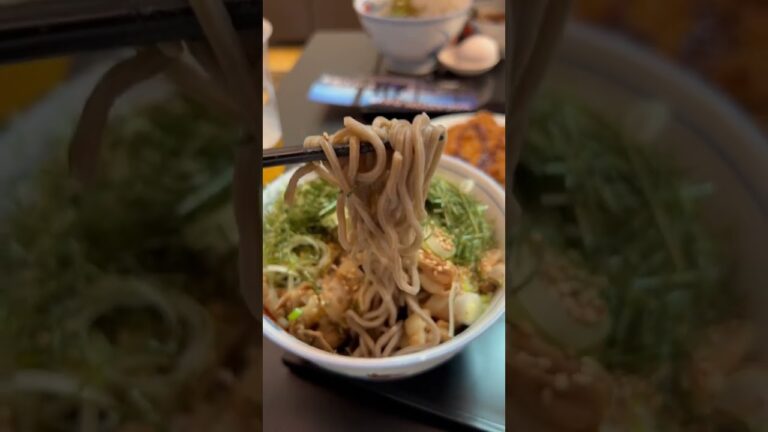 冷たい肉そば by ザ・港屋ラウンジ #shorts #港屋 #羽田空港 #japanesefood