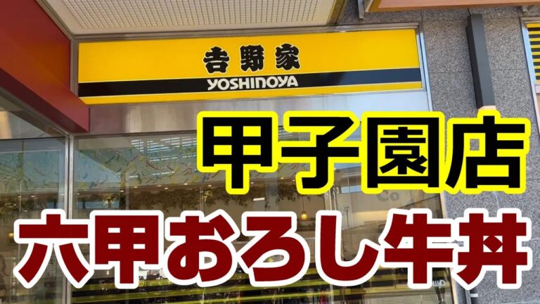 吉野家甲子園店　六甲おろし牛丼　イオンで「アレ」、ビールも買って堪能