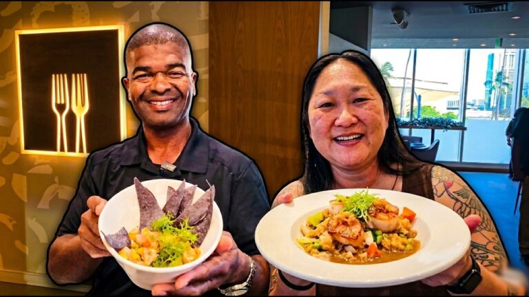 FIne Dining At MW Restaurant In Honolulu, Hawaii