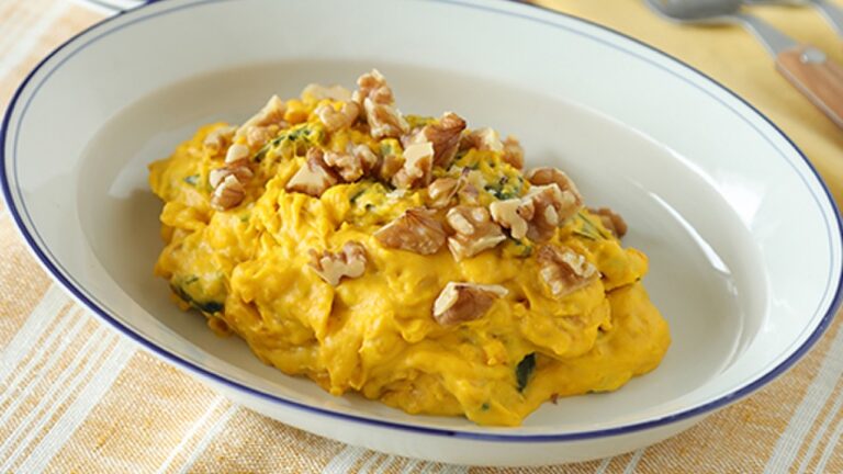 わたまで食べる♪かぼちゃのデリ風サラダ