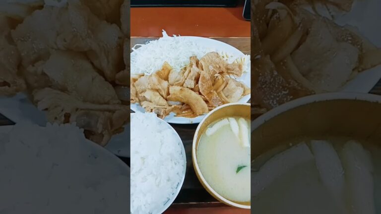 抜群に美味い！「みよちゃん食堂」名物の豚生姜焼き定食☆【ゆみチャンネル】