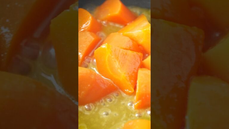 人参をテカテカにすると野菜の割に美味い。#shorts #人参