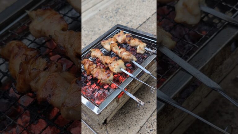 焼き鳥が一番うまい #バーベキュー #キャンプ飯 #バーベキュー料理 #アウトドア #キャンプ #料理 #焼き鳥 #炭火焼き