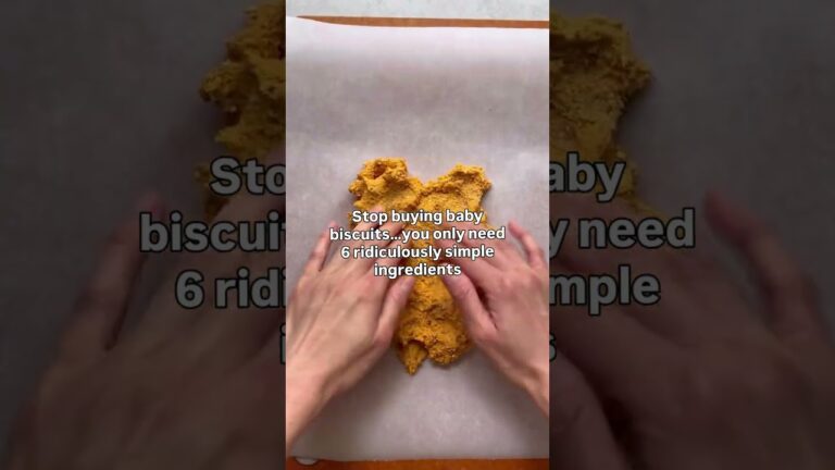 Healthy Baby Biscuits Recipe 👶🥔 (Easy & No Sugar!)