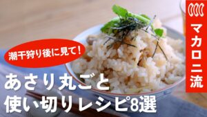 もう「ガリッ」とは言わせない！プロが教えるあさりの砂抜き＆旬を味わう8つのレシピ