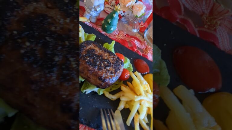🎀パッカーンハンバーグみたいなステーキ＃簡単レシピ#food ＃ハンバーグ＃ステーキ#birthday  #料理教室 #料理研究会