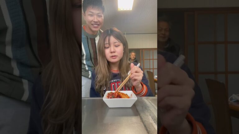 【TikTok100万再生！】牡蠣でキムチ作ってみた #キムチ #キムチの家 #佐渡