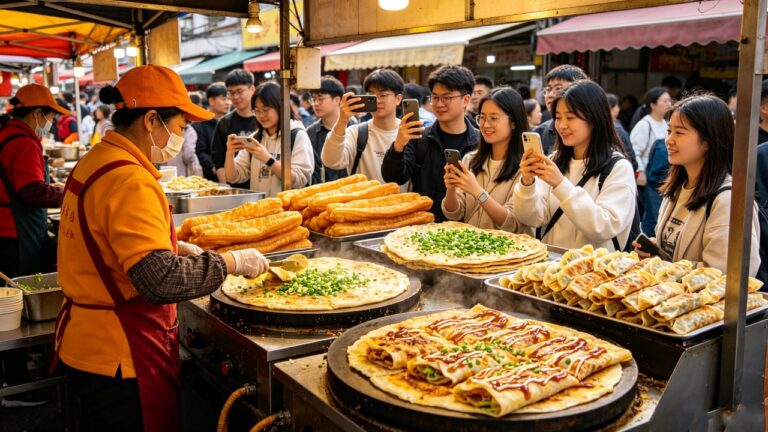 中国合肥最受欢迎街头美食，诱人的街头早餐，暖胃油茶、香脆锅贴、酥脆鸡蛋灌饼，还有各种家常饼类小吃，再加上本地人超爱的人气糯米饭团，实惠又管饱！夜市美食更是琳琅满目，特色小吃应有尽有！
