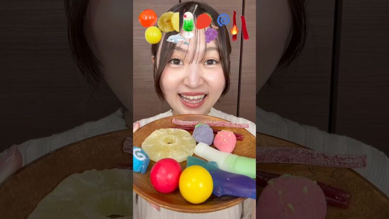 【爆食ASMR】量り売りのお菓子🍭🍬ずっと食べたかったやつ🤍#shorts #爆食 #咀嚼音 #お菓子 #モッパン #asmr #mukbang