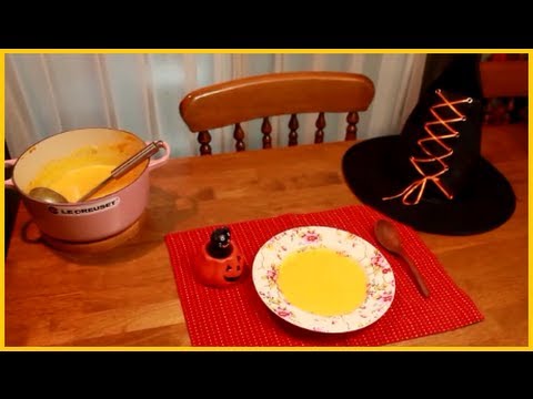 Halloween pumpkin soup (ハロウィン　パンプキンスープ)