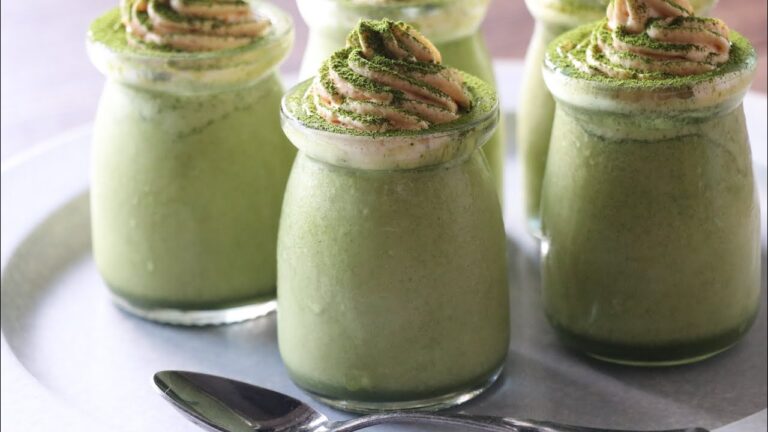 とろ〜り*生抹茶プリンのレシピ。