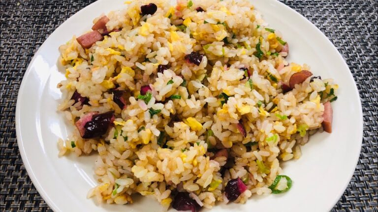 【和風炒飯】 冷蔵庫に余ってる漬物を使ったサッパリ炒飯レシピを大公開！！