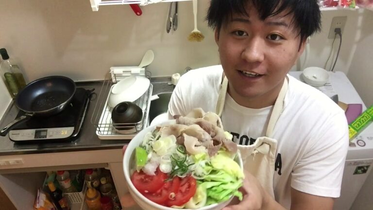 【健康】冷やしスタミナうどんの作り方 後編