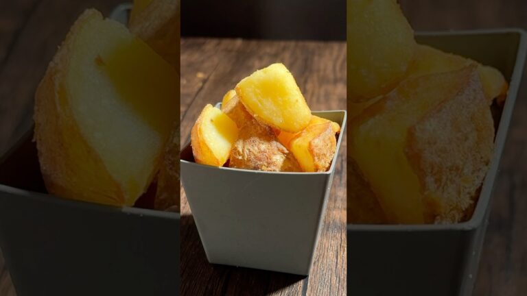 【ポテト好きにみてほしい🥔】揚げずにできるカリほくポテト再現したら旨過ぎた！