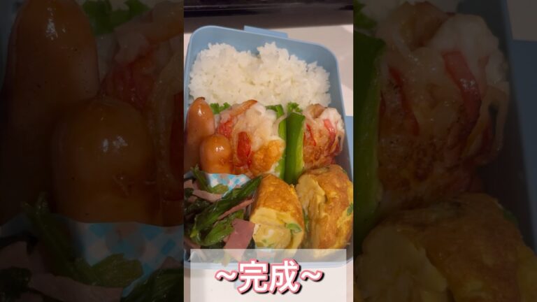【お弁当作り】彼氏のために早起きして作る🍱#お弁当 #初心者