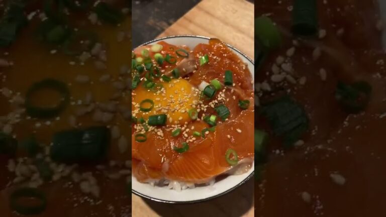 ユッケ風サクラマス丼作ってみた🐟