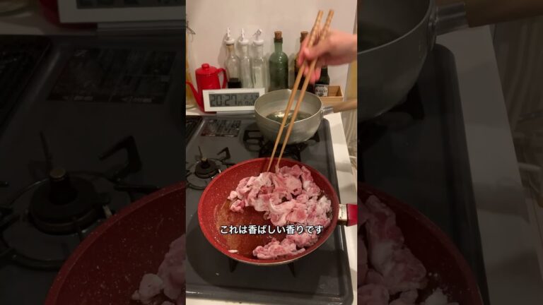 10分で爆速夜ごはんを作るよ🐎酢豚編　#料理 #簡単レシピ #自炊料理 #爆速よるごはん