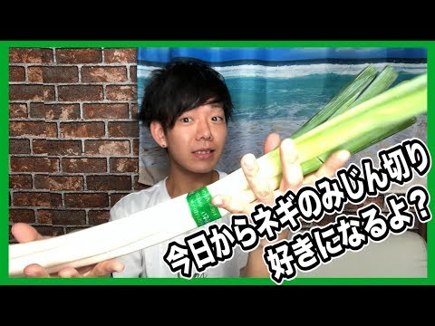 【料理Tips】面倒で大変な微塵切りも秒でカット！簡単なみじん切りのやり方！【よだれ鶏ネギ塩ソースレシピ】