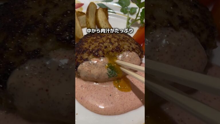 日本一肉汁が溢れるハンバーグが美味すぎるwww
