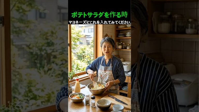 ポテサラに“これ”入れたら？時間がたっても水っぽくならない