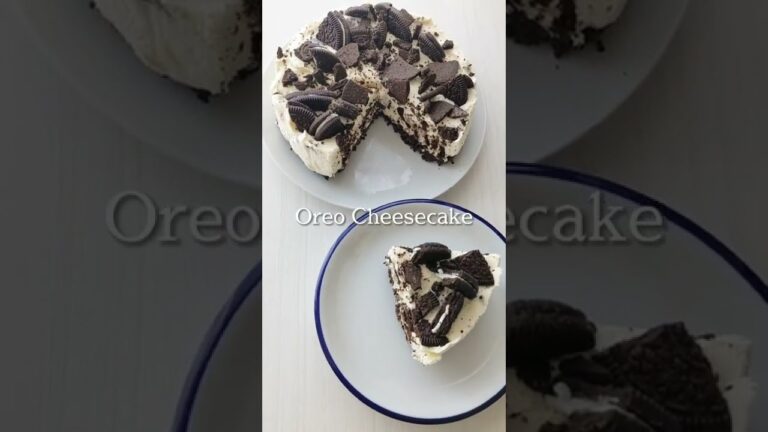 【焼かないでOK】オレオチーズケーキの作り方