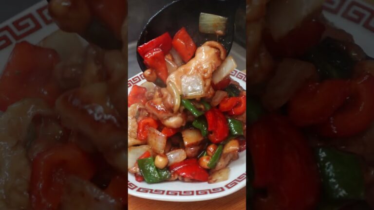 鶏肉のコメダナッツ炒め