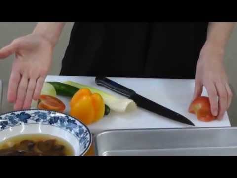 第１回レシピコンテスト最優秀賞　魚と椎茸ピクルスのエスカベッシュ【フードコーディネート宮崎】