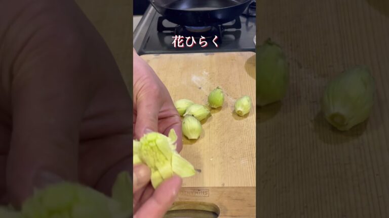 【THE天ぷら🍤】家でフキノトウの天ぷら食べたら幸せ感じた！ #おうちごはん #天ぷら#ふきのとう #shorts #料理 #japanesefood
