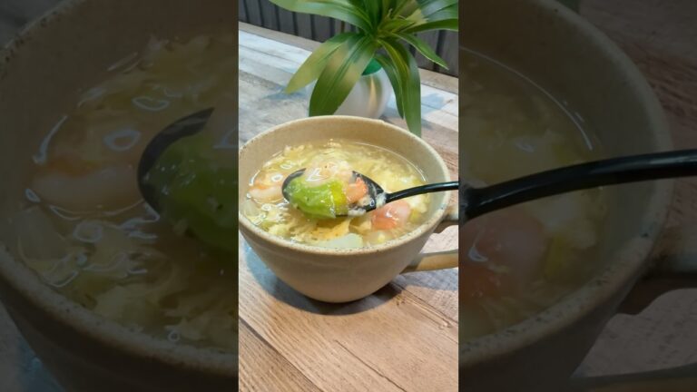 エビ×白菜の とろみ中華スープ