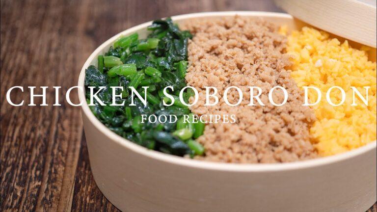 【料理】鶏そぼろ3色丼【作り方】#フードシア