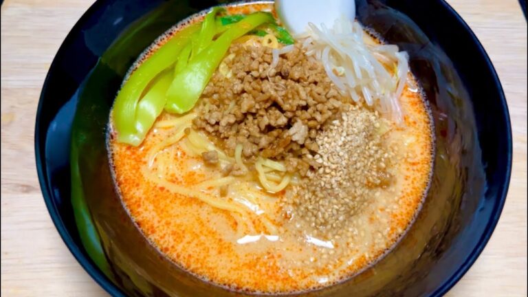 『15分調理』最高に旨い坦々麺❗️手軽に出来ちゃうスープの作り方❗️お店に行かなくなました。