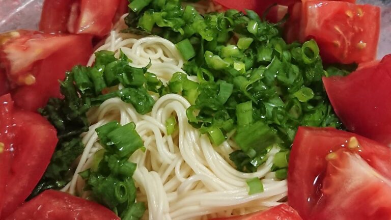 冷やし油そうめんが旨‼️