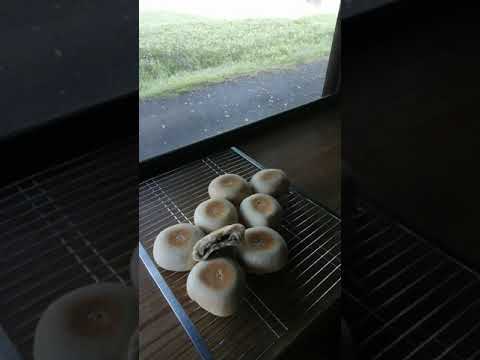押しパン　栗あんパン　全部栗　パンと器の店ぱおぱお