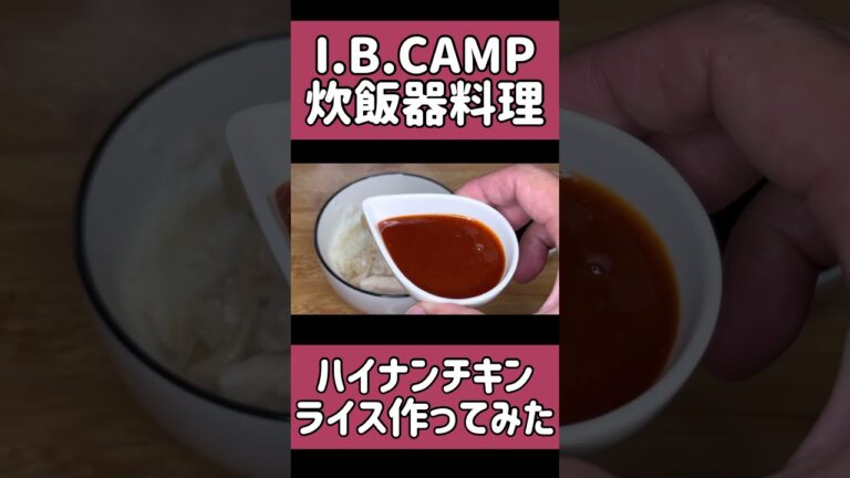 KALDIで購入したハイナンチキンライスって作ってみたけど、簡単調理でスパイシー＆濃厚ソースが絶妙でうますぎる！ #shorts
