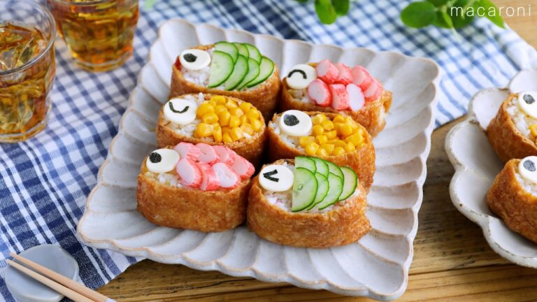 【こいのぼりいなり】こどもの日に作りたい！簡単いなり寿司レシピ♪