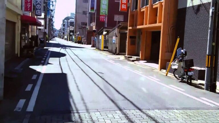 from HIMEJI castle to Sushi-ichi.姫路城から姫路すし一までの道のり