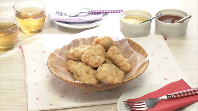 【3分クッキング公式】豆腐チキンナゲット