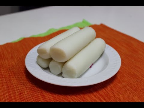 カレトックの作り方、韓国餅の作り方- 가래떡 만드는 방법 Krecipe