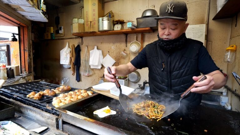 わずか１.３坪！ 大阪の真ん中でたこ焼きを焼き続ける人情おやじの１日に密着
