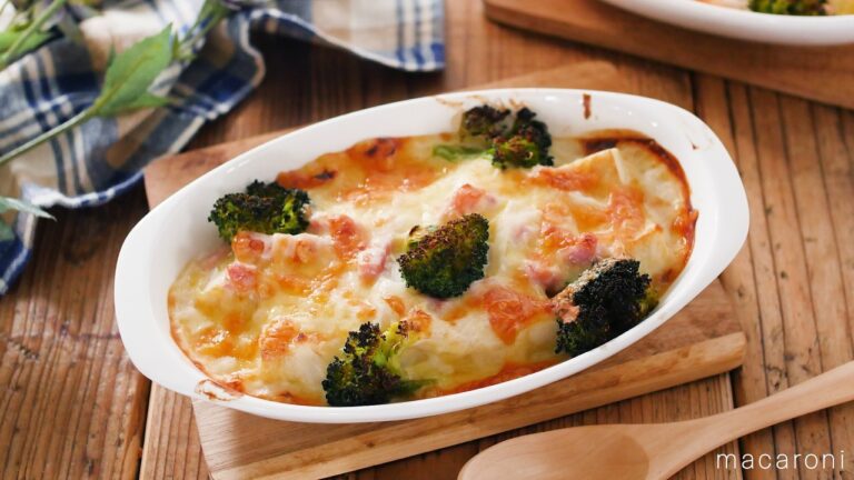【高野豆腐グラタン】ヘルシーなのに食べ応えしっかり！ダイエット中にもおすすめ♪