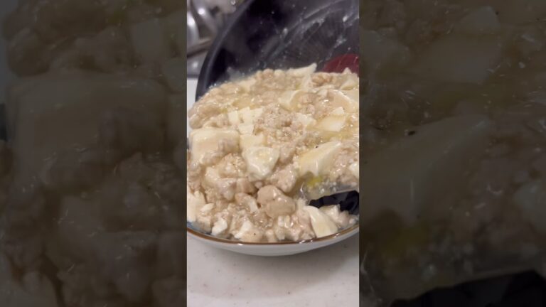 30kg痩せた男が食べているスタミナ麻婆豆腐の作り方を紹介します！#shorts #short