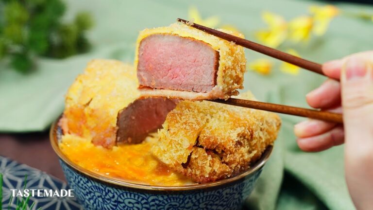 【SNSで話題】ボリューム満点爆裂カツ丼💯【受験に勝つ！】