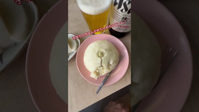 【黒田区東向島 二平】創業60年超の昭和の町中華！名物の手作り福々まんじゅうをアテにスーパードライのとても酔い時間です！#向島 #昭和 #町中華 #焼きそば #ハムカツ太郎 #shorts