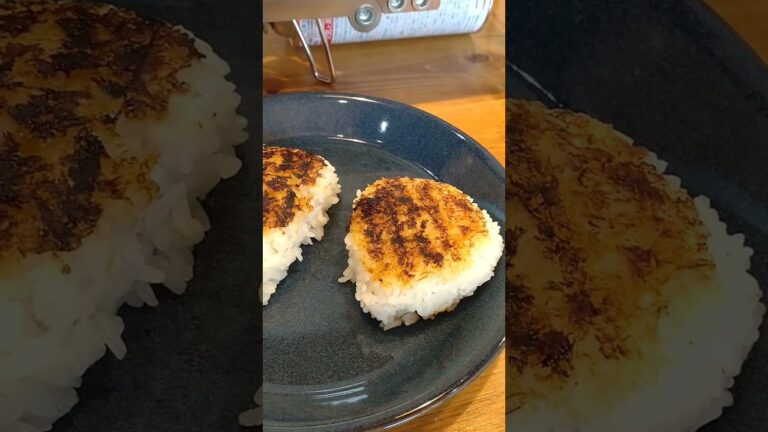 味噌焼きおにぎりが美味いのでまた太ってしまう動画#shorts