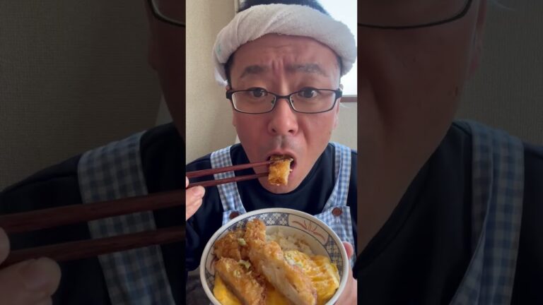 卵でとじないカツ丼