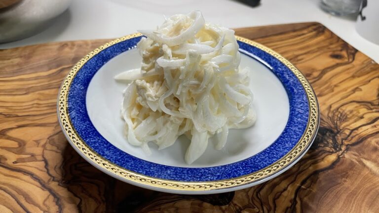 ホタテと大根のサラダ！簡単でとても美味しいです！
