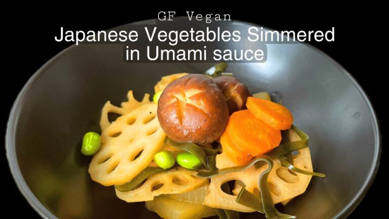 【Vegan tapas】GF V Chikuzenni | 簡単！ベジタリアン 鶏肉なしの筑前煮