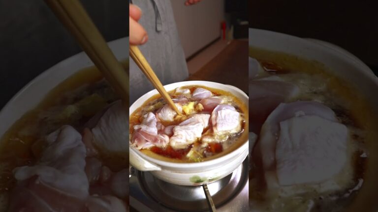【こういうので良いと思う】余りがちな白菜で作る鍋が美味しすぎました#shorts