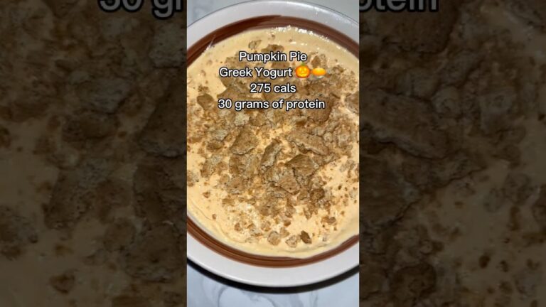 Pumpkin Pie Greek Yogurt #healthylifestyle #fitnessjourney #healthychoices